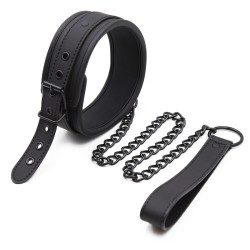 tape edge senior bondage collar