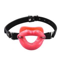 lips open mouth gag bondage